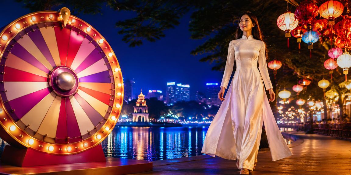 Người dùng tại Hà Nội theo dõi kết quả thể thao trực tuyến trong trang phục áo dài truyền thống